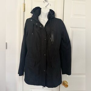 Joe Fresh Black Utility Jacket with Hood